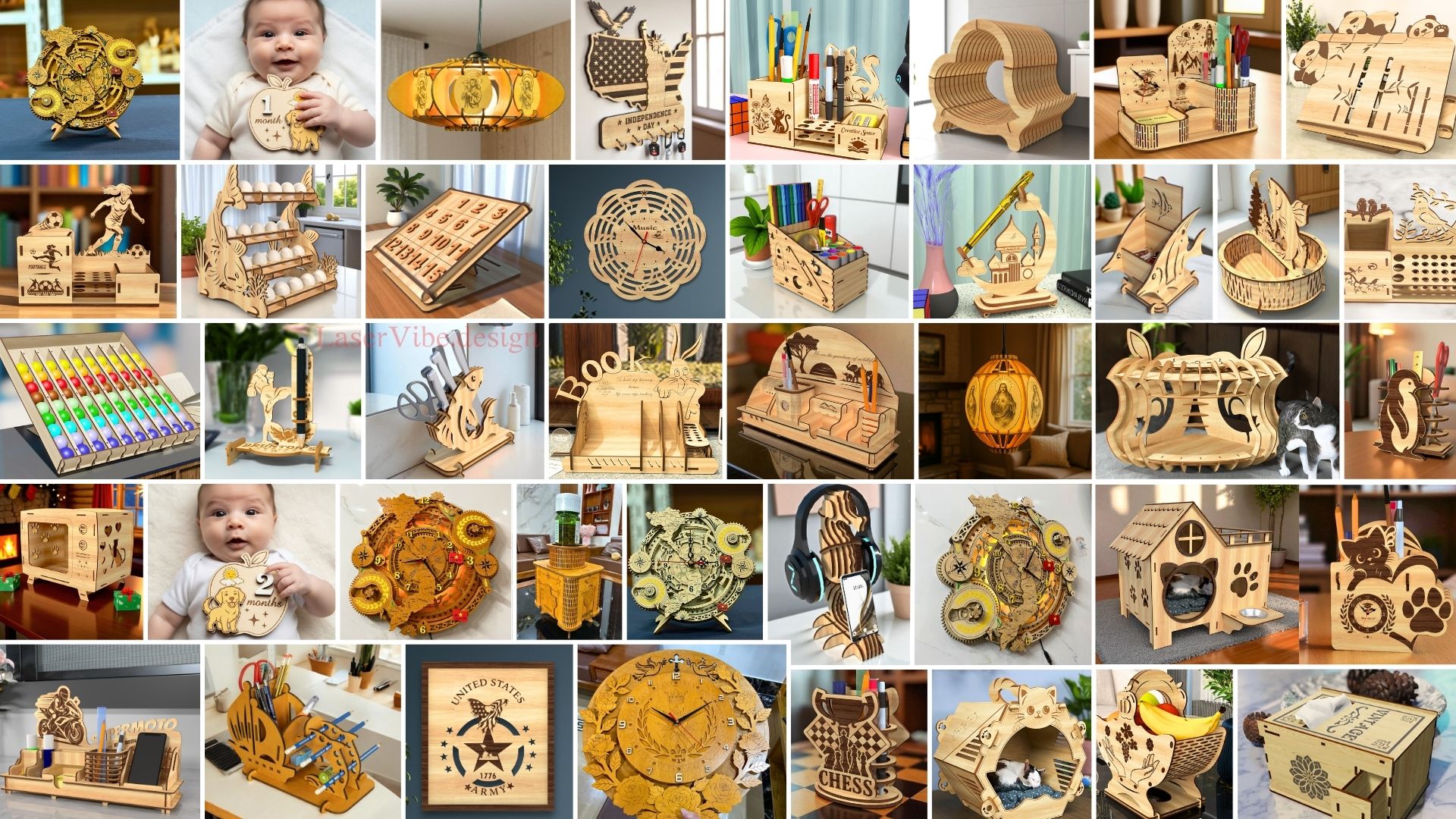 Laser cutting studio workspace